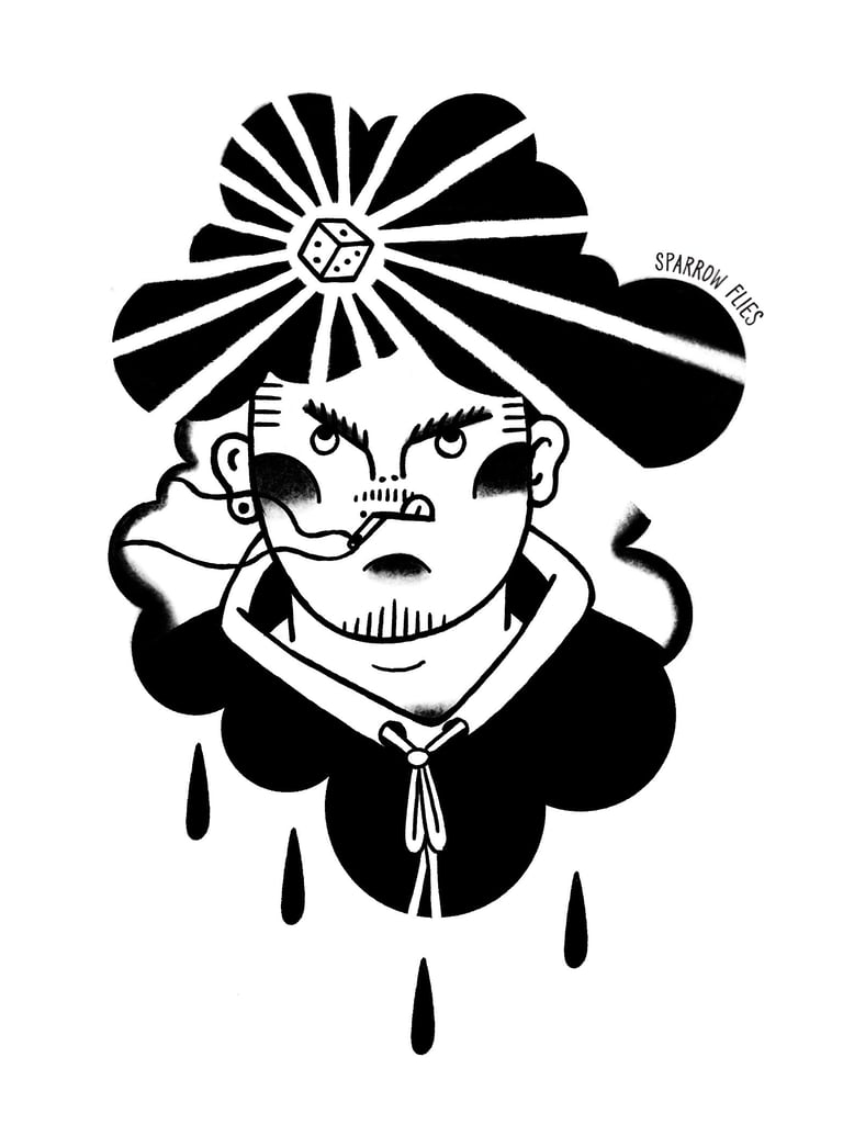 Available black work marozi tattoo