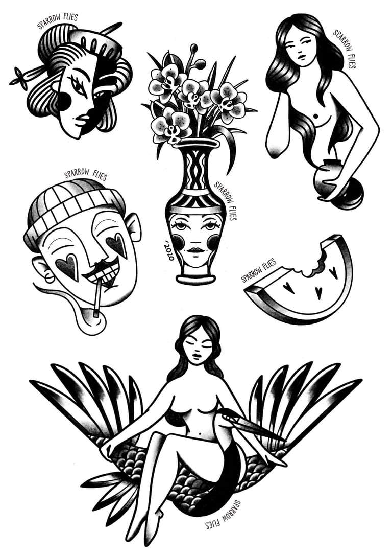 Available old school tattoo designs