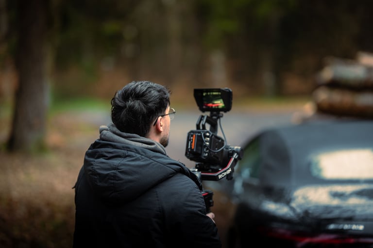 Tournage Mercedes SL43 AMG - Blackmagic PYXIS 12K