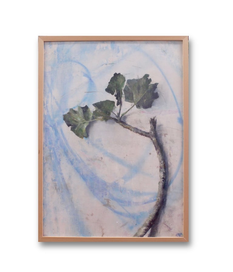 BLUE BOTANY 70 X 50 