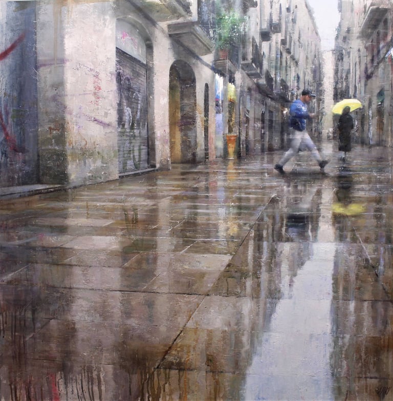 CROSSING DE RIVER 100 X 100