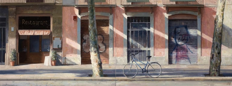 DOS ARBOLES Y DOS ESPACIOS 160 X 60