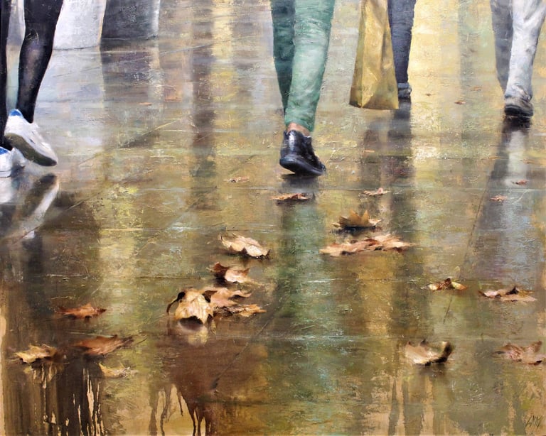 GOLDEN WALK 81 X 100