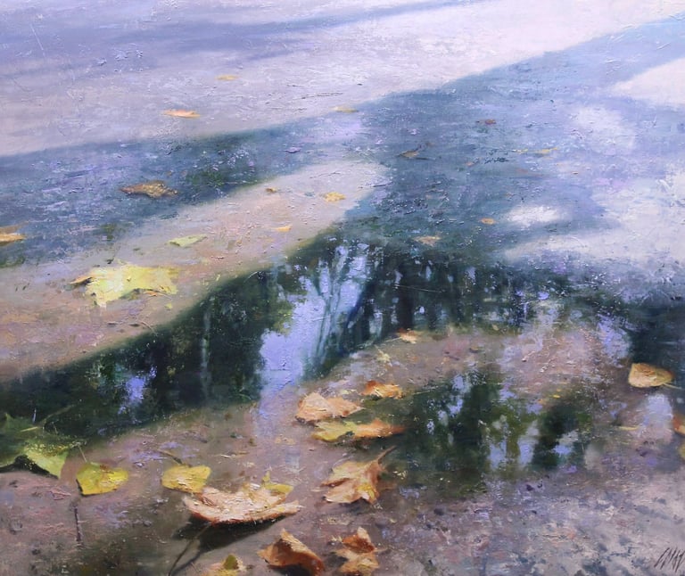 LA SOMBRA DEL PLATANERO 54 X 65