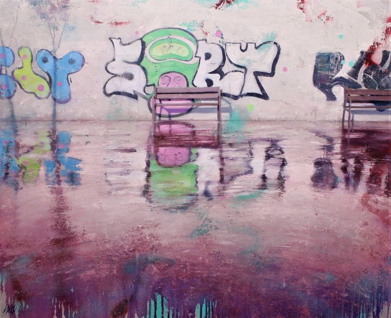 PINK PAVEMENT 81 X 100