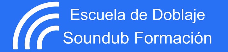 Escuela de Doblaje de Madrid Soundub Formación logo