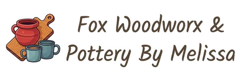 Fox Woodworx & Pottery by Melissa logo