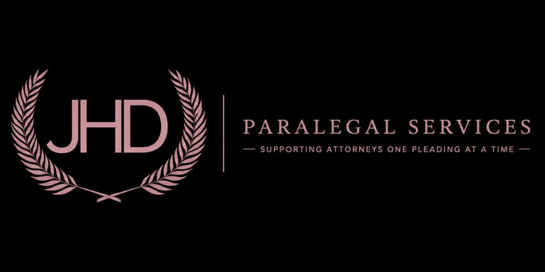 JHD Paralegal Services, Remote Paralegals logo