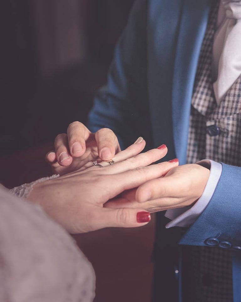 Fotografia de anillos para bodas