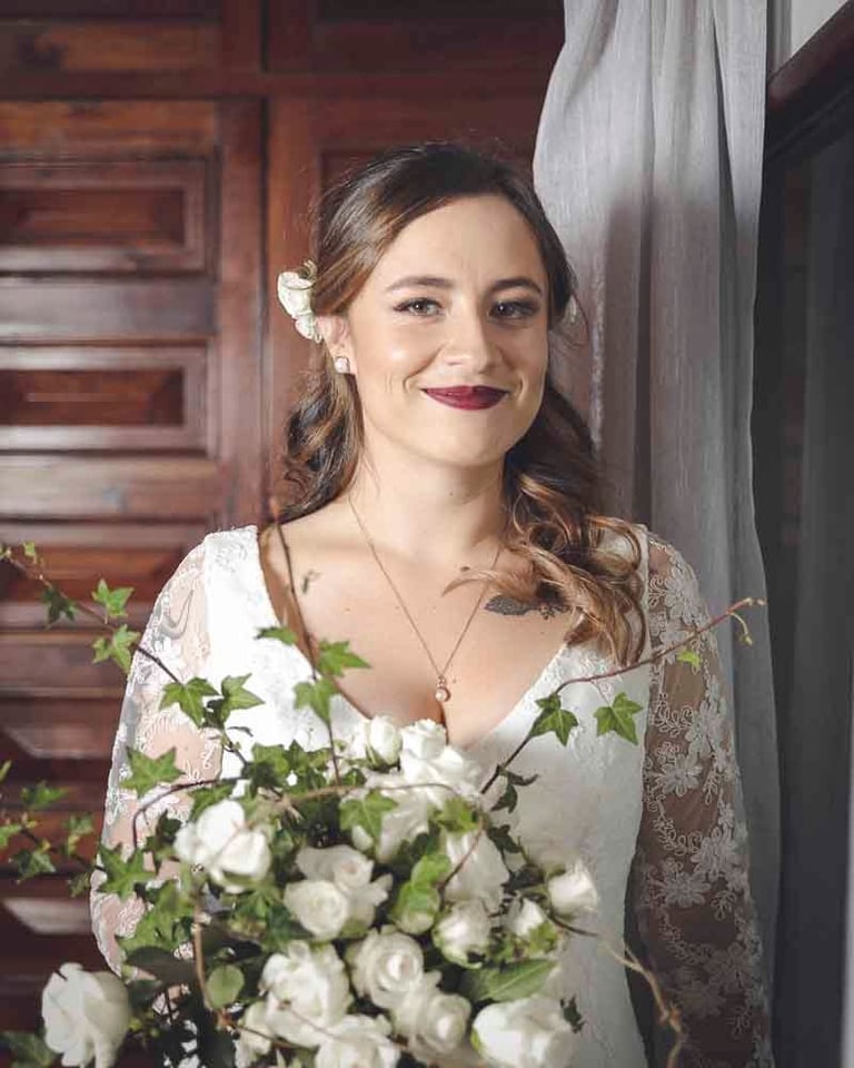 Retrato fotográfico de boda