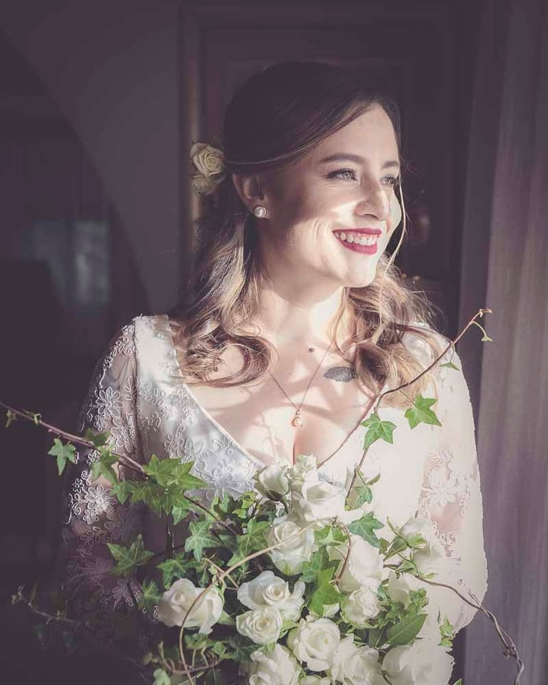 Retrato fotográfico novia