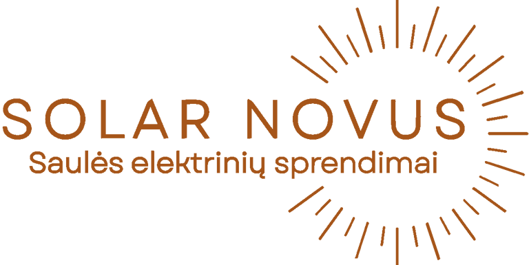 Saulės elektrinių sprendimai MB „Solar Novus" logo