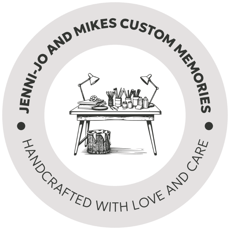 Jenni-Jo and Mike's Custom Memories logo