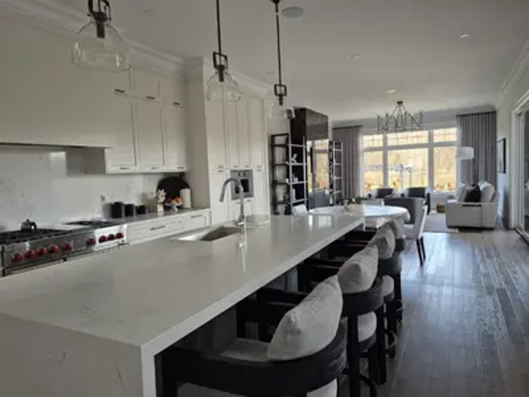 Regular house cleaning in a residential home