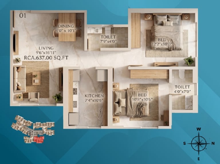 FLOOR PLANS WALCHAND PARK VIEW, POONAM GARDEN, 1 BHK, 2 BHK, 3 BHK, FLATS FOR SALE, MIRA ROAD EAST