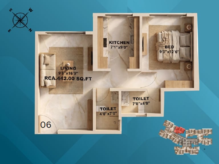 FLOOR PLANS WALCHAND PARK VIEW, POONAM GARDEN, 1 BHK, 2 BHK, 3 BHK, FLATS FOR SALE, MIRA ROAD EAST