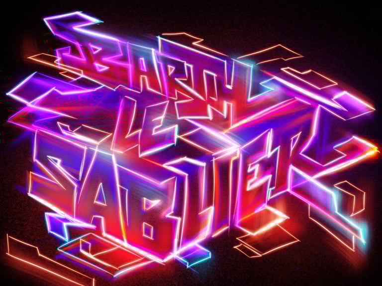 Barth Le Sablier 3D letters