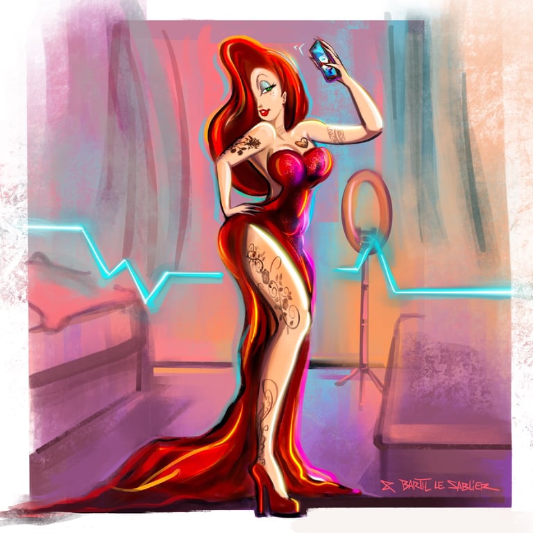 Barth Le Sablier Jessica Rabbit