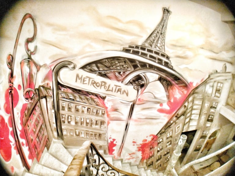 Barth Le Sablier graffiti Paris