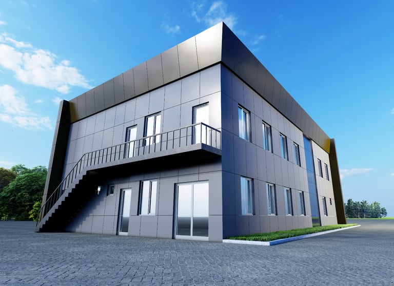 İçdaş Liman İl İdari Bina Render 2