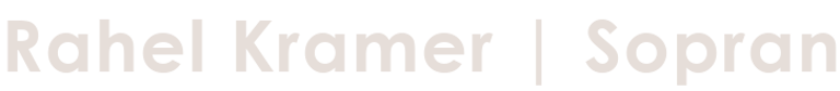 Rahel Kramer, Sopran logo