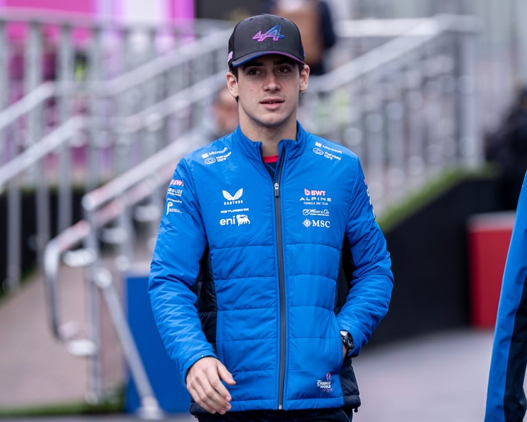 Franco Colapinto the 2025 Formula 1 Heineken Las Vegas Grand Prix on November 22, 2025.