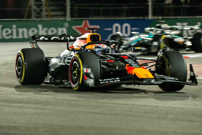 Max Verstappen, driving for Red Bull Racing, won the 2025 Formula 1 Heineken Las Vegas Grand Prix on November 22, 2025.