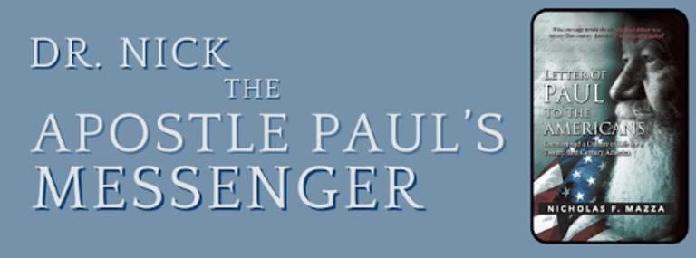 Dr. Nick The Apostle Paul's Messenger logo