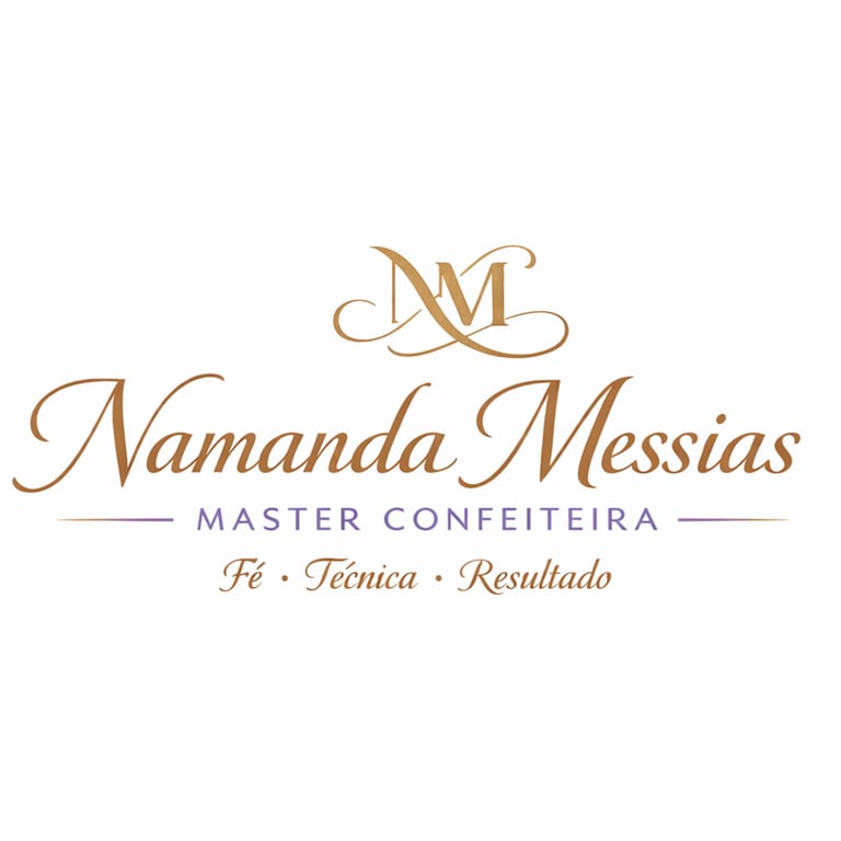 Confeitaria artesanal , Namanda Messias Master Chefe confeiteira logo