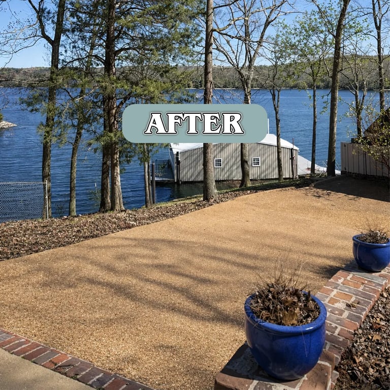 After Tree Removal in Iuka, MS on Pickwick Lake