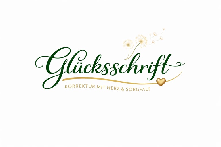 Glücksschrift logo