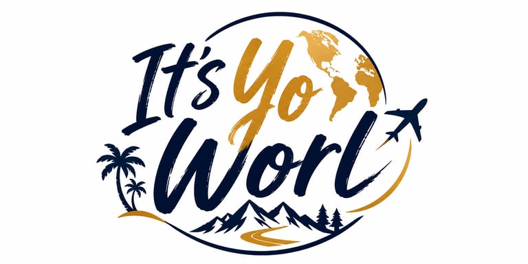 It's Yo Worl - Travel logo