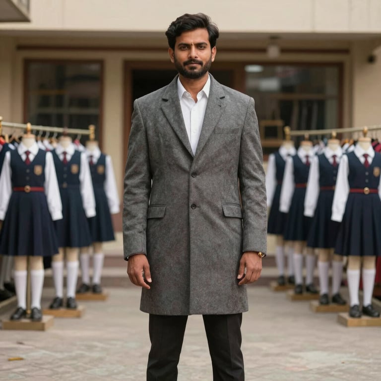 A friendly person happily filling out a seller onboarding form on a laptop.