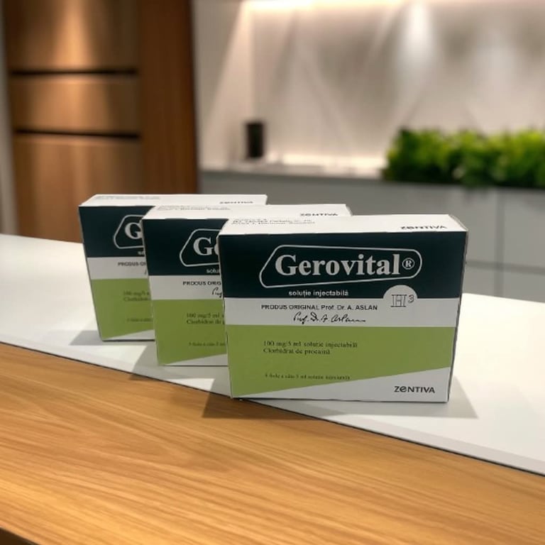 GEROVITAL GH3 Tablets and Injections Store logo