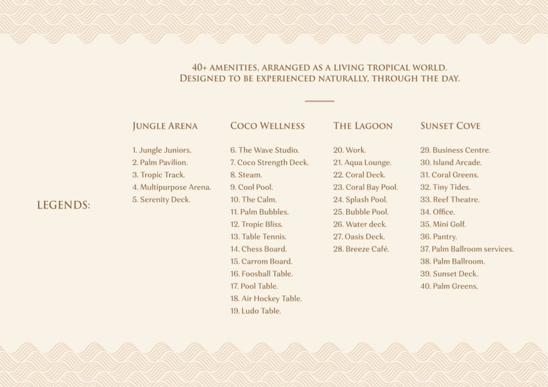 AMENITIES MAYFAIR PALMEIRA MIRA ROAD EAST, CODENAME CORAL MIRA ROAD EAST, MAYFAIR MIRA ROAD EAST, MAYFAIR MIRA PRIDE