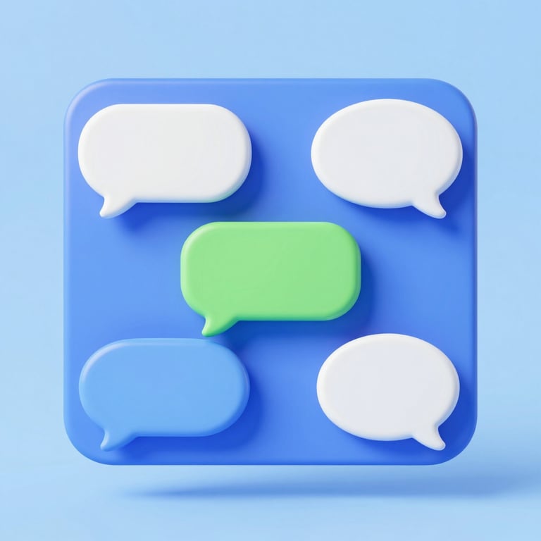 Listeners interacting with hosts through a live chat on a website.