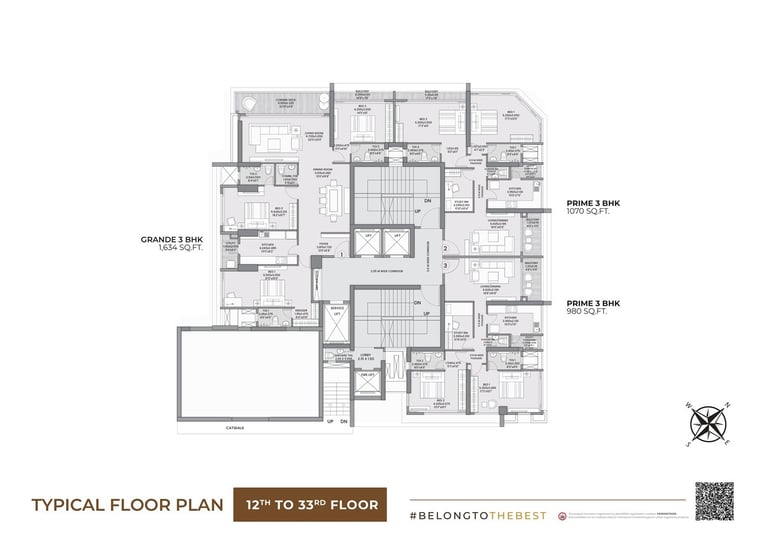 Floor Plans Excel Bellissima Bandra West, Bellissima, Bandra West, Bandra Bay, Bandra Reclamation, Bandra West