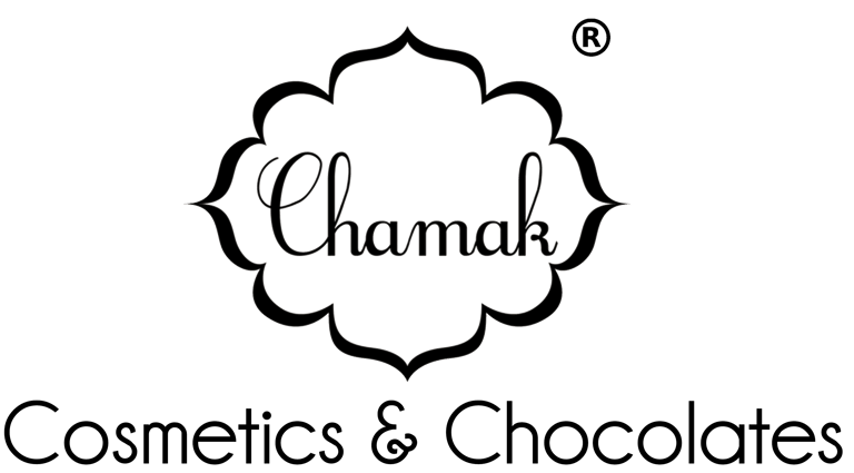 Chamak Cosmetics and Chocolates logo