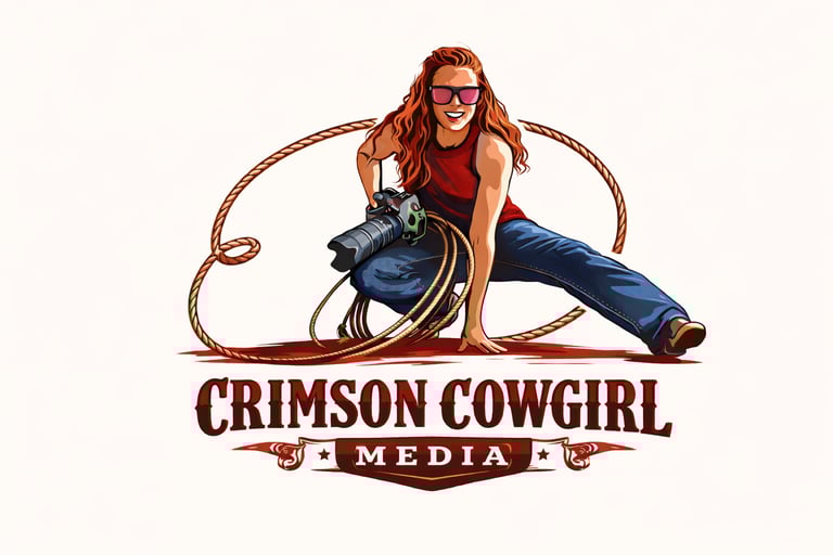 Crimson Cowgirl Media logo
