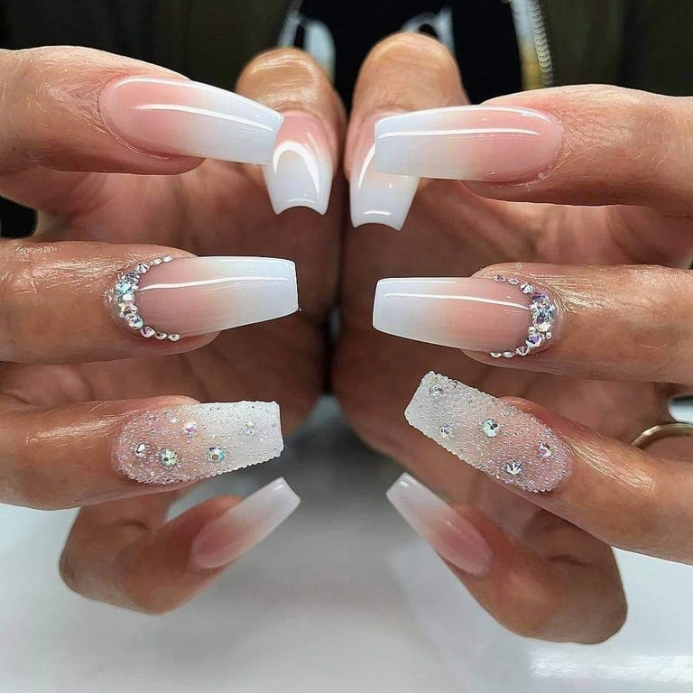 Luxury nail art featuring elegant and customized nail designs
