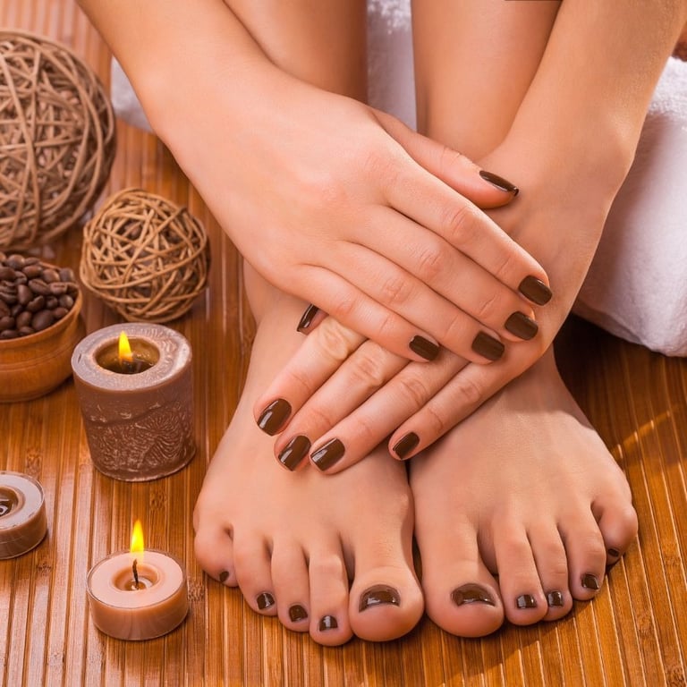 Professional manicure and pedicure services for healthy, beautiful nails