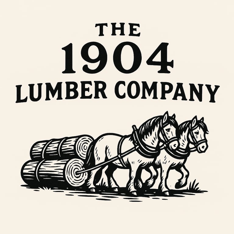 The 1904 Lumber Company logo