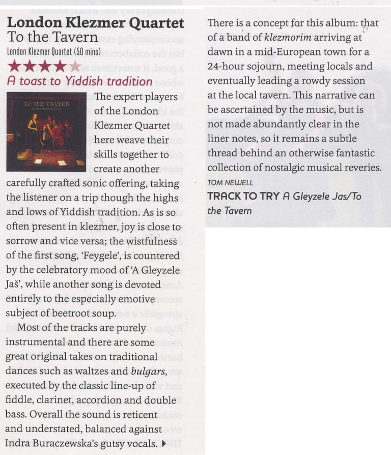 Songlines review To The Tavern