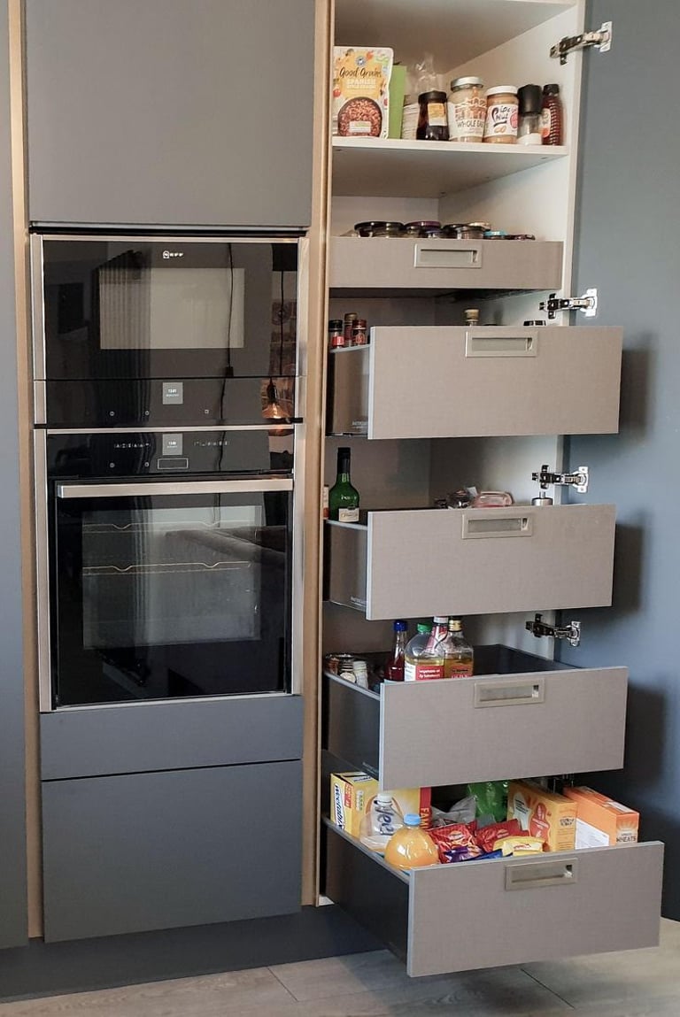 kitchen cabinet installation and storage upgrades in Northern Virginia