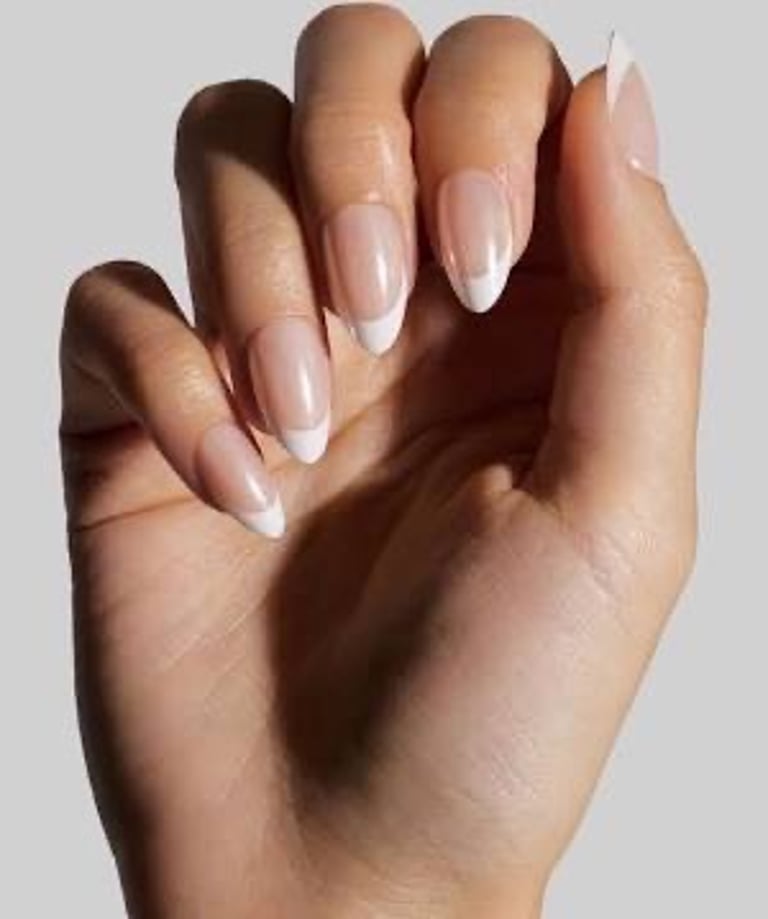 hand with french manicure