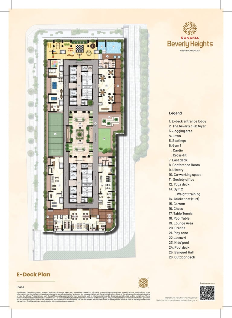 FLOOR PLAN TOWER 1 KANAKIA BEVERLY HEIGHTS, KANAKIA BEVERLY HEIGHTS INDRALOK PHASE 6, KANAKIA BEVERLY HEIGHTS BHAYANDAR EAST