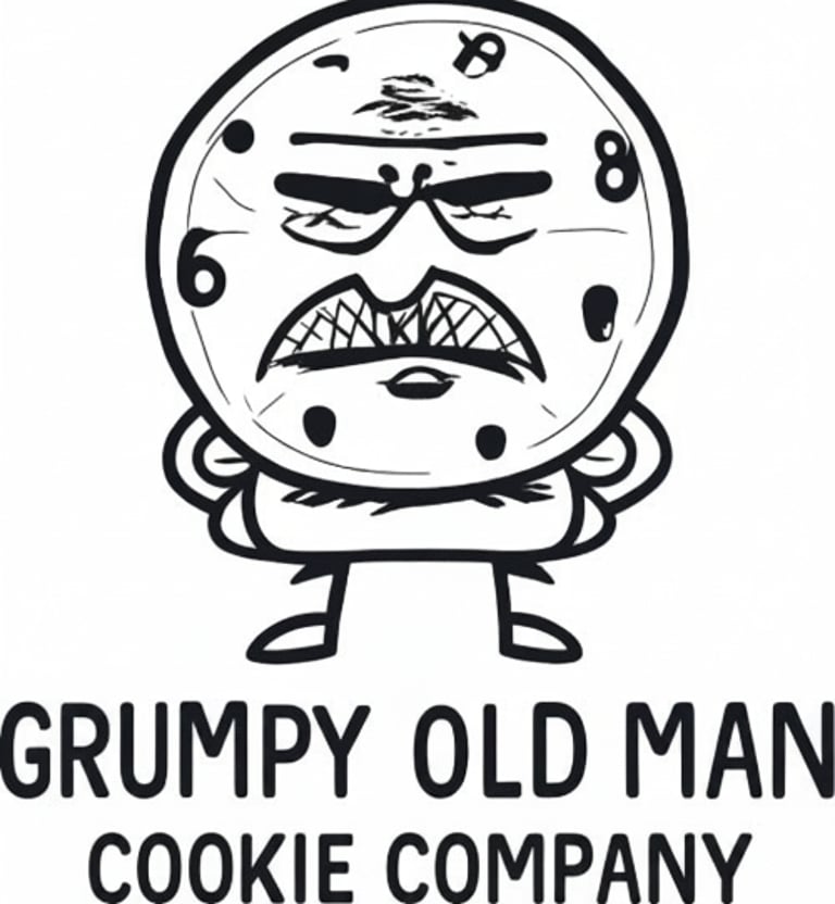 Grumpy Old Man Cookie Company logo