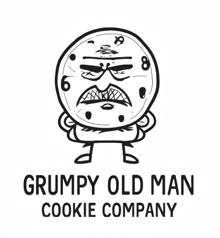 Grumpy Old Man Cookie Company logo