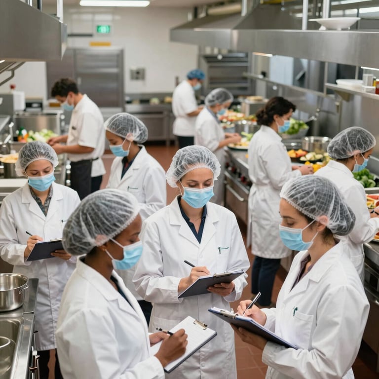 A professional nutritionist consulting with a client in a modern office with green accents.