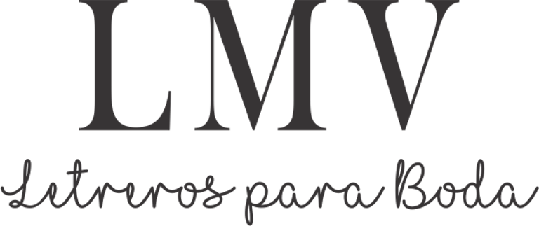 LMV Letreros para Boda logo